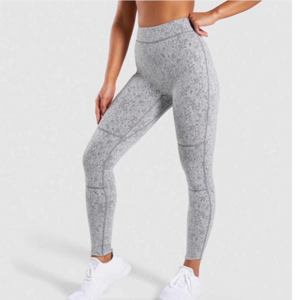 Gynshark fleur texture leggings